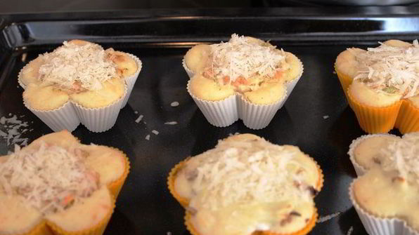 картофельные кексы с семгой