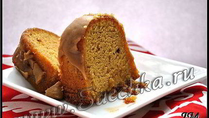 Кекс из тыквы