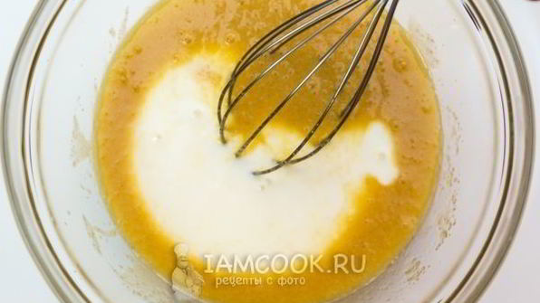 кекс на кефире с корицей