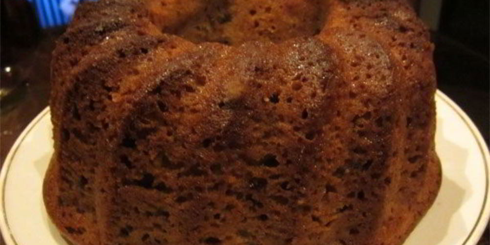 Рецепт кекс на кефире с вареньем