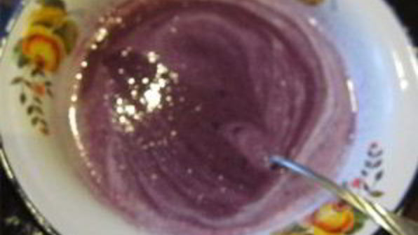 кекс на кефире с вареньем