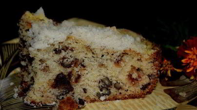 Кекс с финиками и орехами