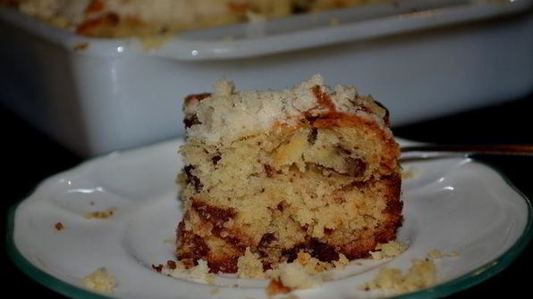 кекс с финиками и орехами