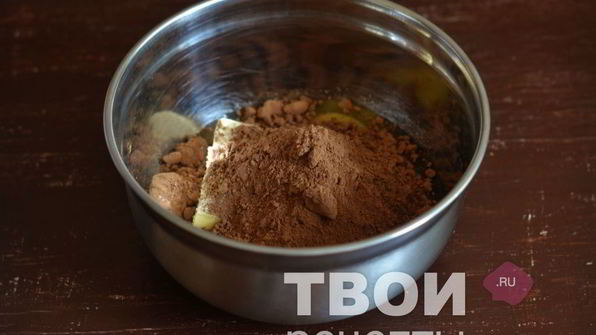 кекс с какао