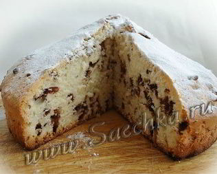 Кекс с коньяком и шоколадом