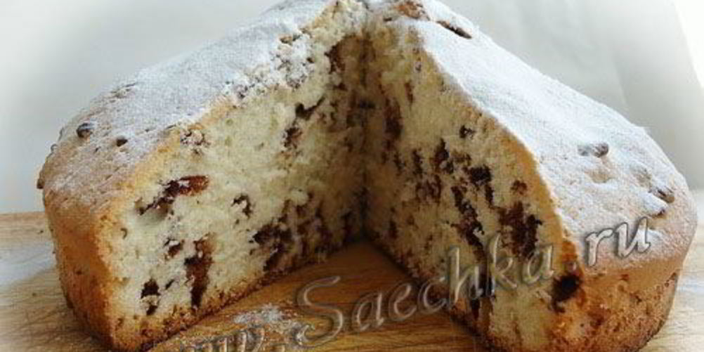 Рецепт кекс с коньяком и шоколадом