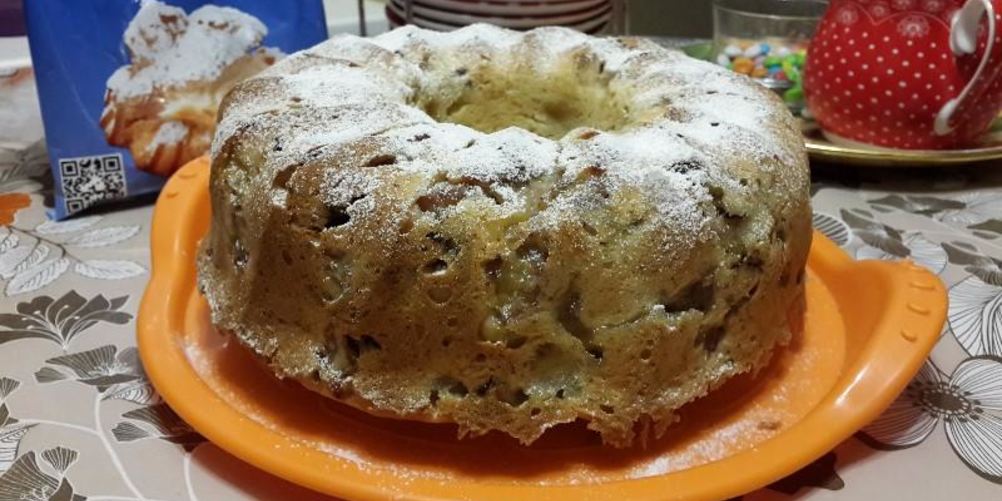 Рецепт кекс с кусочками бананов и изюмом в коньяке