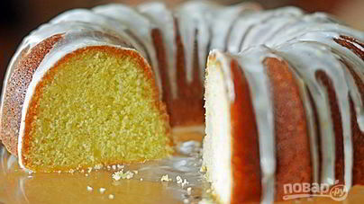 Кекс с лимонной цедрой