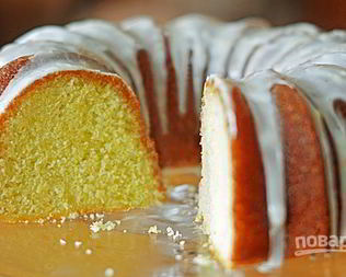 Кекс с лимонной цедрой