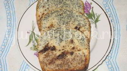 Кекс с маком, орехами и шоколадом Три желания