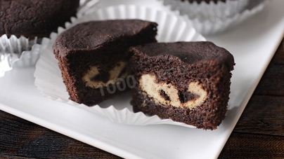 Кекс с начинкой внутри