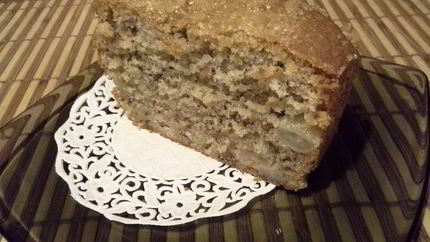 Кекс с виноградом и карамельной шапочкой