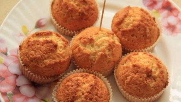 кексики на йогурте с цитрусовым сиропом