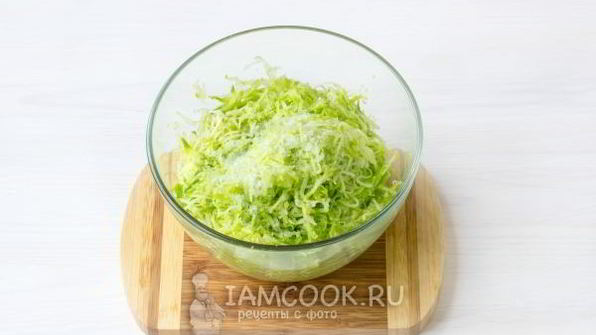 кексы из кабачков с колбасой