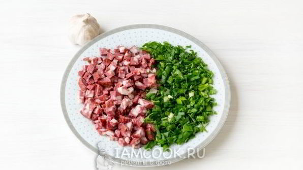 кексы из кабачков с колбасой