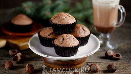 Кексы с изюмом и шоколадом