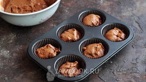 кексы с изюмом и шоколадом