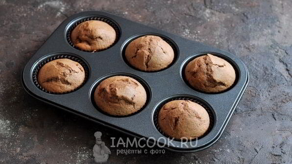 кексы с изюмом и шоколадом