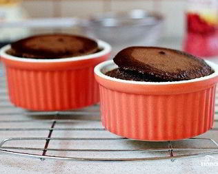 Кексы с жидкой начинкой