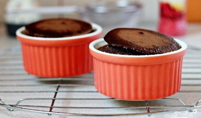 Кексы с жидкой начинкой