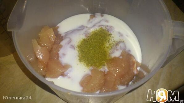 куриные кексы со стручковой фасолью до-ре-ми