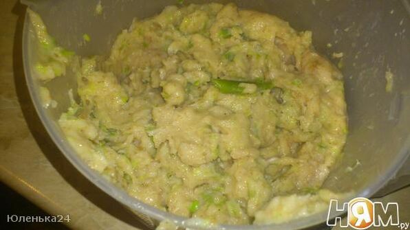 куриные кексы со стручковой фасолью до-ре-ми