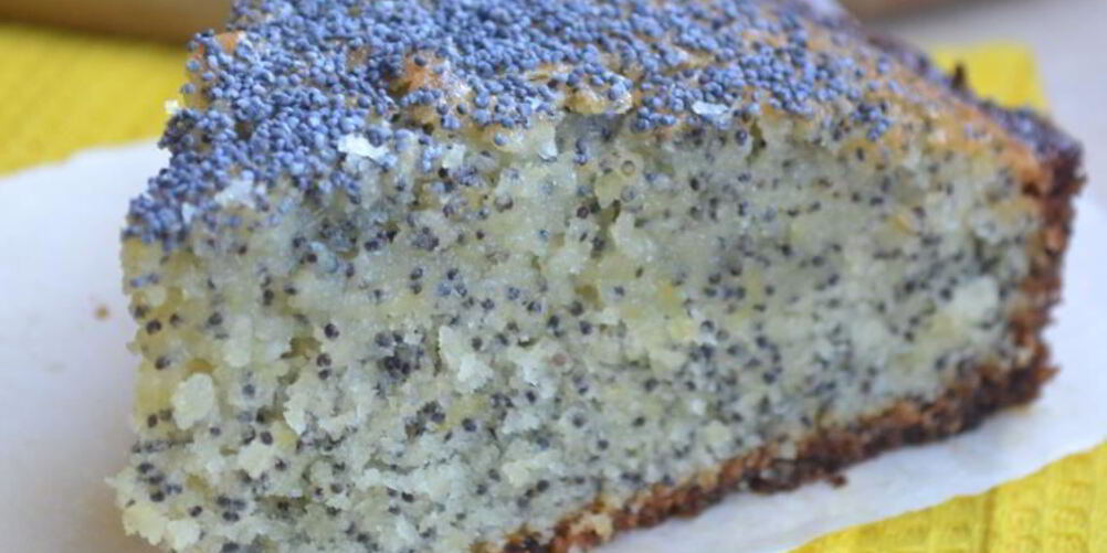 Рецепт лимонный кекс с маком