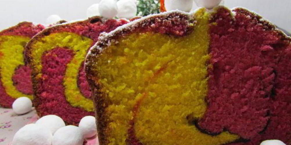 Рецепт малазийский красочный кекс