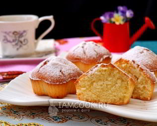 Манные кексы на кефире