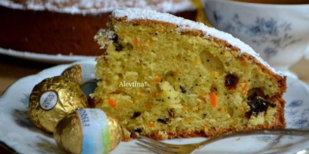 Рецепт морковный кекс со сливой