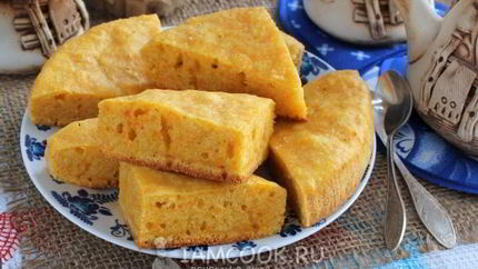 Морковный кекс в мультиварке