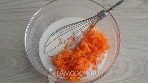 морковный кекс в мультиварке