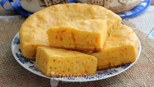 морковный кекс в мультиварке