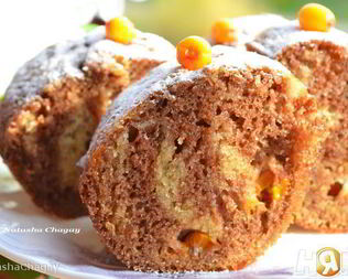 Мраморный кекс на ряженке