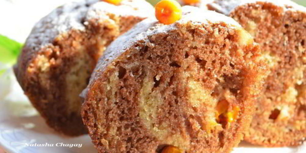 Рецепт мраморный кекс на ряженке