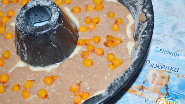 мраморный кекс на ряженке