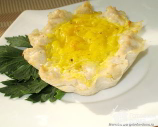 Мясные кексы с сырно-яичной начинкой