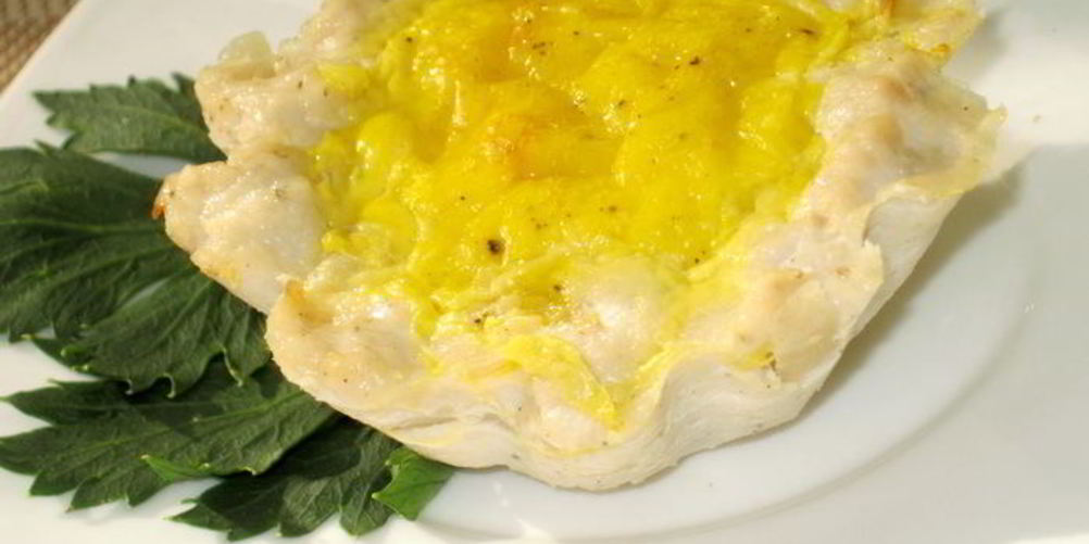 Рецепт мясные кексы с сырно-яичной начинкой