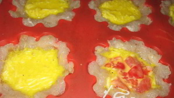 мясные кексы с сырно-яичной начинкой