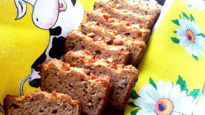 Орехово-гречневый хлеб-кекс