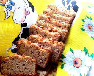 Орехово-гречневый хлеб-кекс