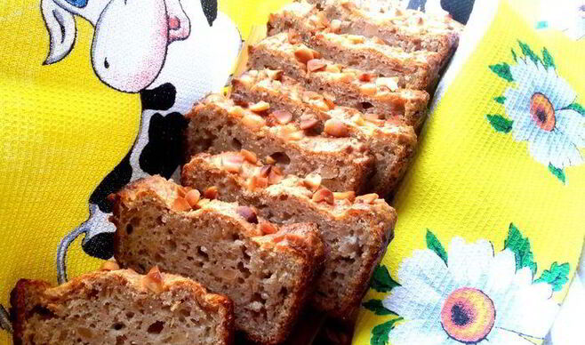 Орехово-гречневый хлеб-кекс