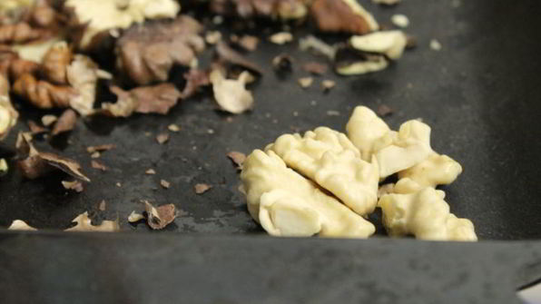 орехово-шоколадные кексы с черешней