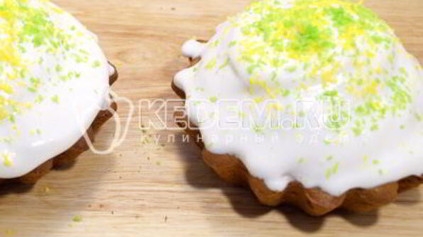 пасхальные кексы с цукатами