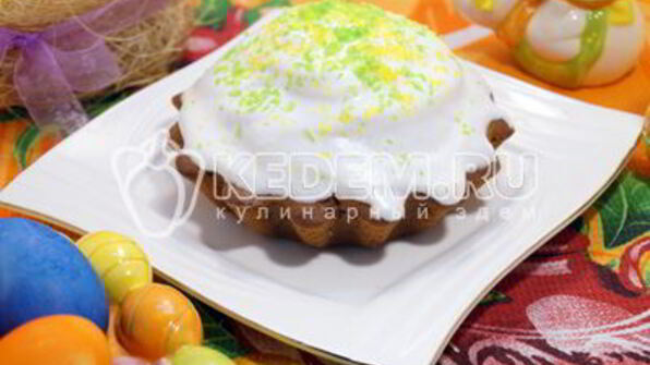 пасхальные кексы с цукатами