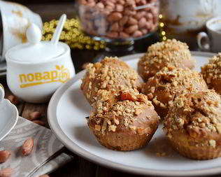 Постные кофейные кексы
