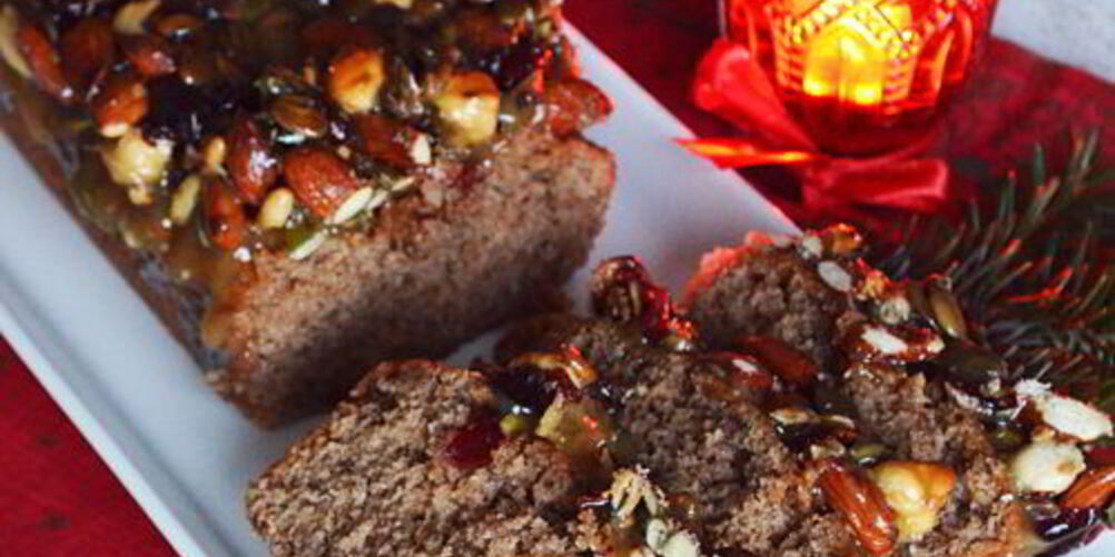 Рецепт пряный кекс с ореховым tosca