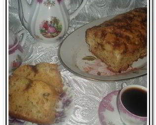 Ревеневый кекс с орехами