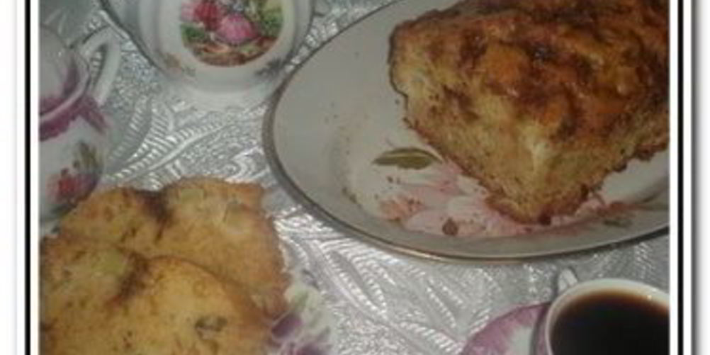 Рецепт ревеневый кекс с орехами