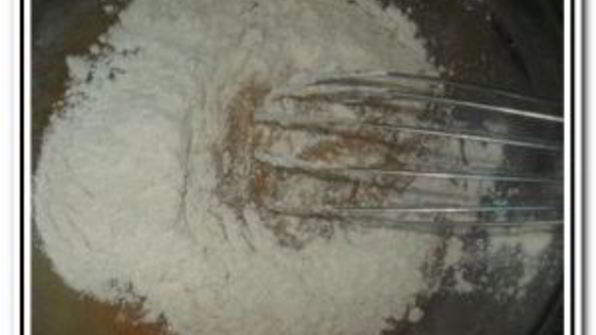 ревеневый кекс с орехами